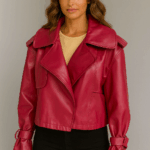 Јакна еко-кожа во боја