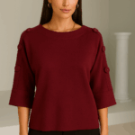 Џемпер со 3/4 ракав