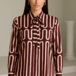 Сатенска кошула на врзување