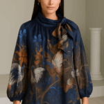 Сатенска кошула на странично врзување