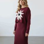 Комплет џемпер со фустан