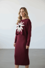 Комплет џемпер со фустан