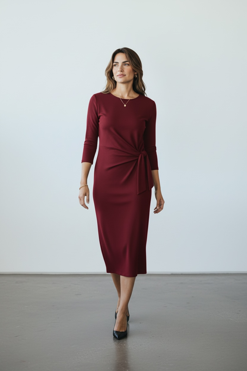 Photoroom_20251121_060123 Фустан со странично врзување - Image 1